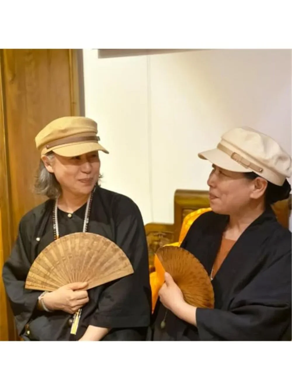 Women's Cotton Linen Newsboy Hats Gatsby Ivy Cabbie Hat Paperboy Fiddler Cap